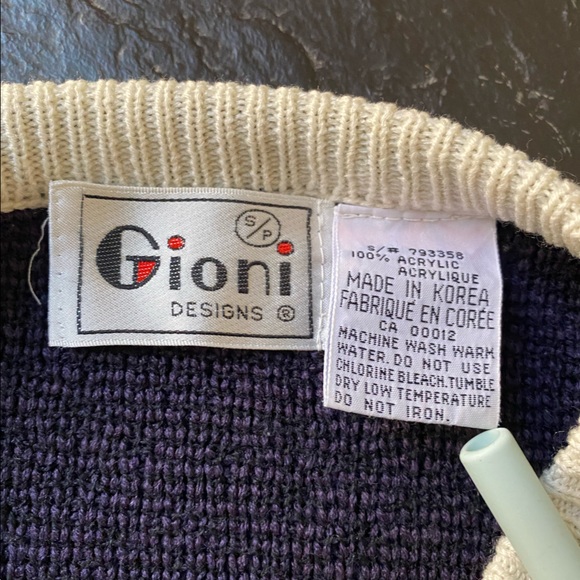 Gioni designs fall sweater grandpa look size S - Picture 11 of 11